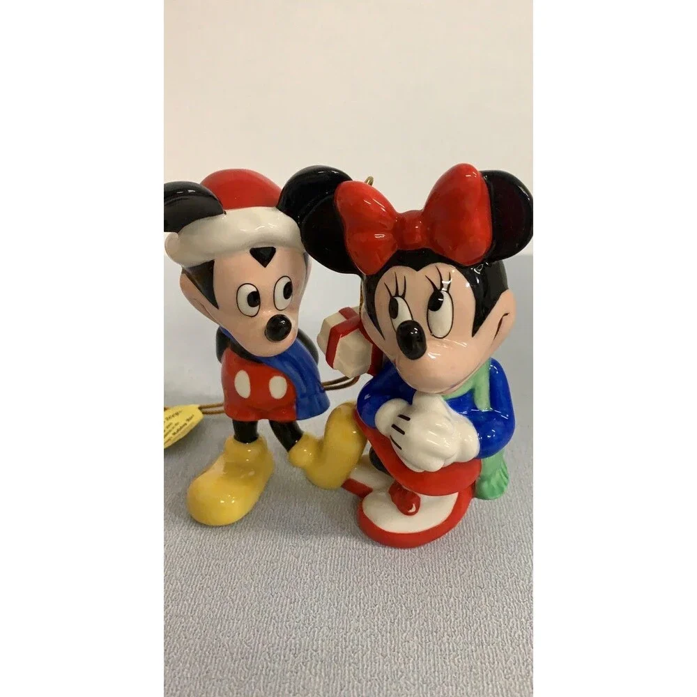 Bradford Exchange Disney Mickey & Minnie Mouse 2009 Porcelain Ornament